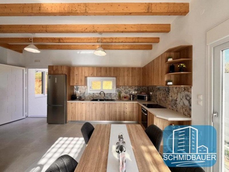 Klima Kreta, Klima: Bungalow mit Pool und Meerblick zu verkaufen Haus kaufen